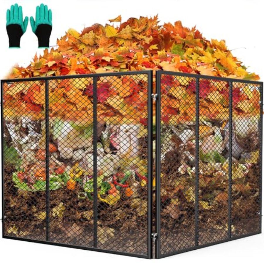 Compost Bin - Large Compost Bin, 172 Gallon Metal