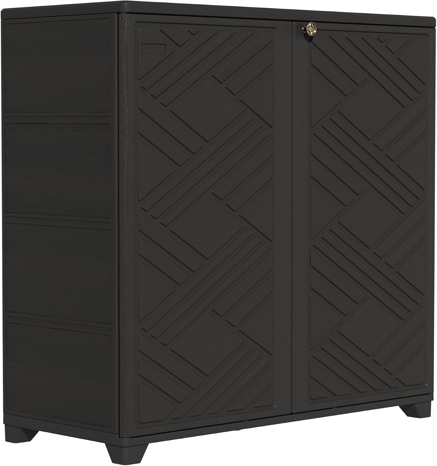 Gardening Tools Box - Indoor Outdoor Storage Cabinet Waterproof Plastic
