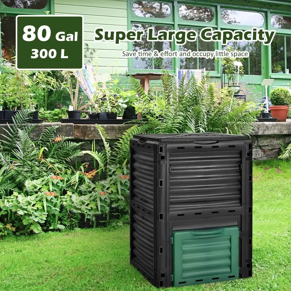 80 Gallon Outdoor Compost Bin  - Compost Bin บทวิจารณ์และราคา