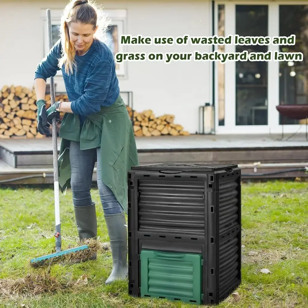 80 Gallon Outdoor Compost Bin  - Compost Bin บทวิจารณ์และราคา