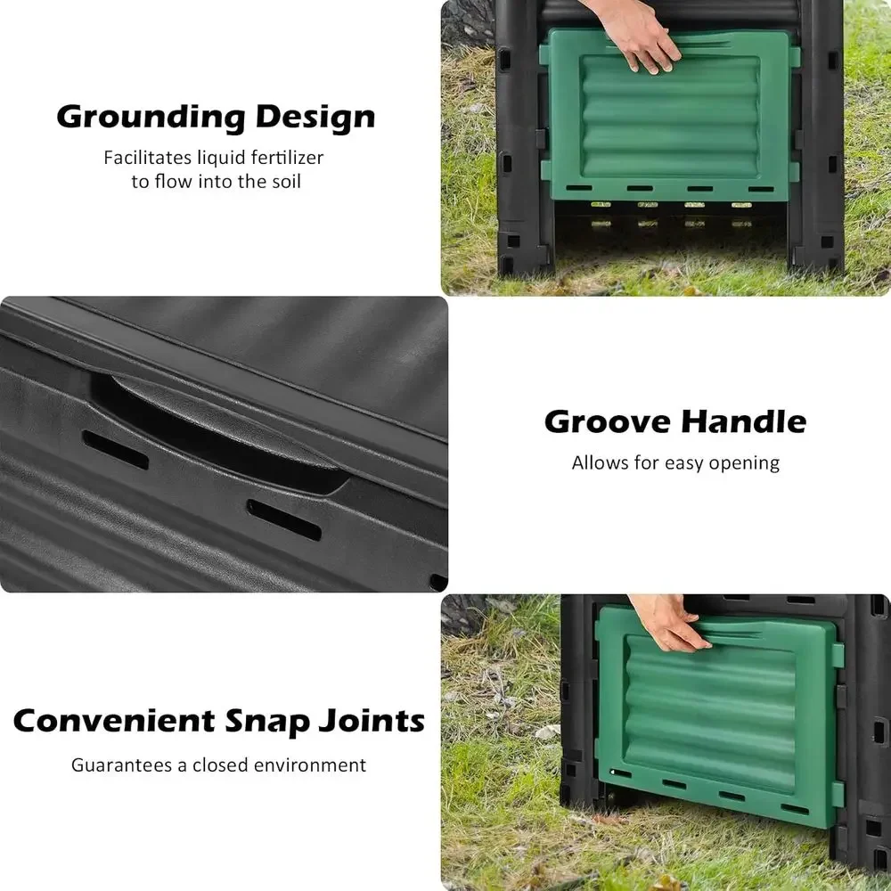 80 Gallon Outdoor Compost Bin  - Compost Bin บทวิจารณ์และราคา