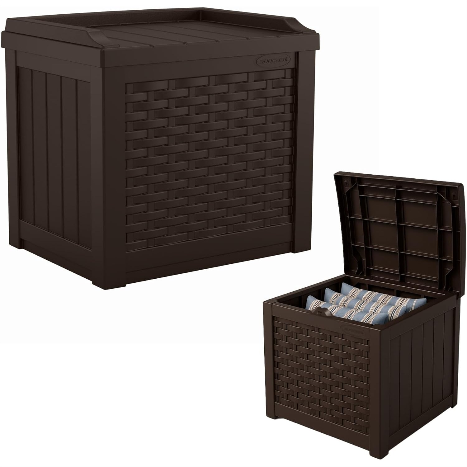 Outdoor Deck Box 22 Gallon Res - Gardening Tools Box บทวิจารณ์และราคา