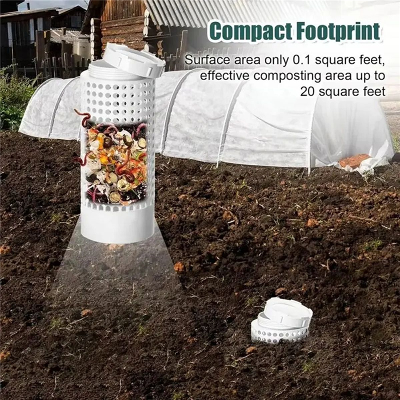 AT44-1 Pcs Outdoor Plastic Com - Compost Bin บทวิจารณ์และราคา