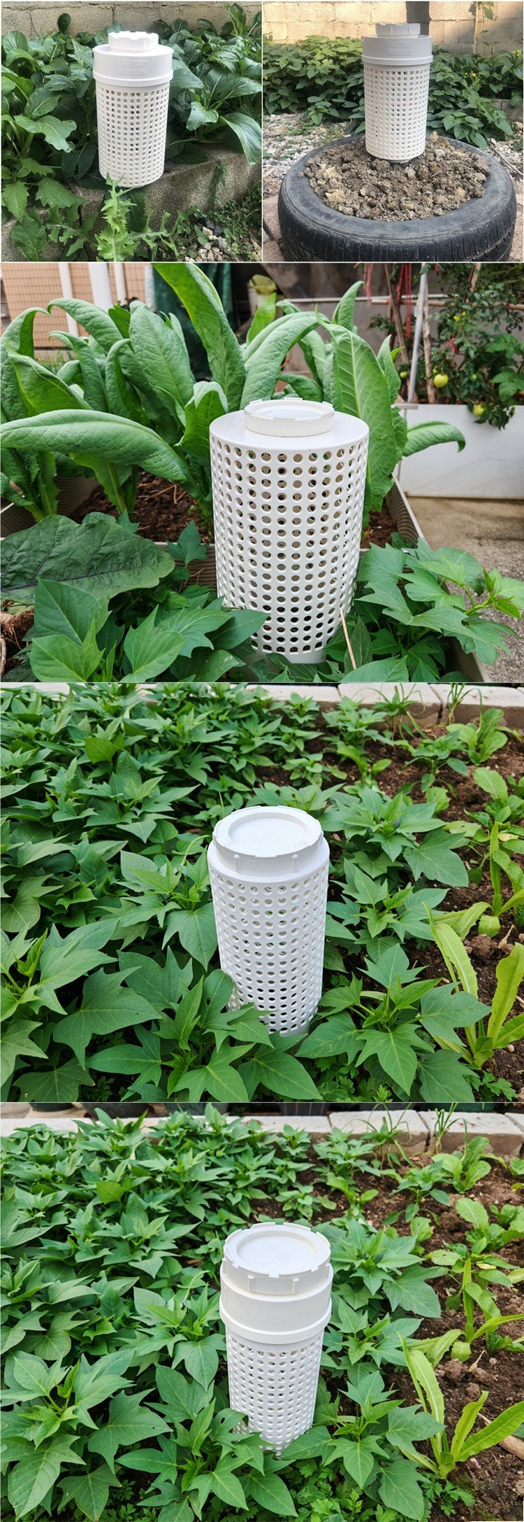 1 Pc Outdoor Plastic Earthworm - Compost Bin บทวิจารณ์และราคา