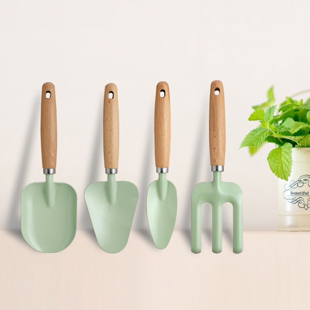 4 Pcs Gardening Tools With Woo - Gardening Tools 5 Year Old บทวิจารณ์และราคา