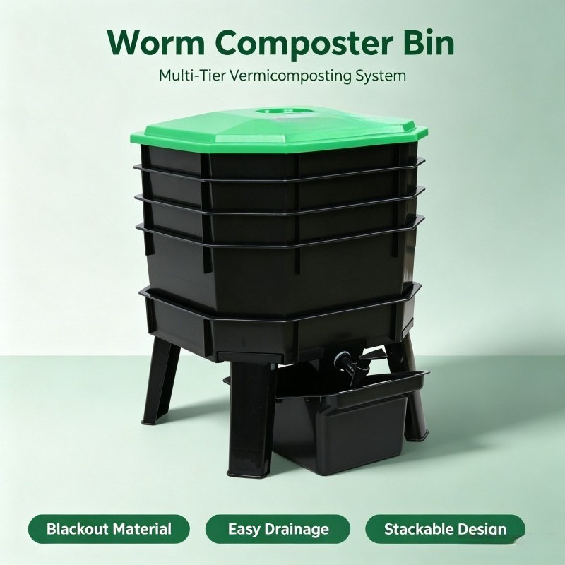 Worm Composter Bin for Kitchen - Compost Bin บทวิจารณ์และราคา