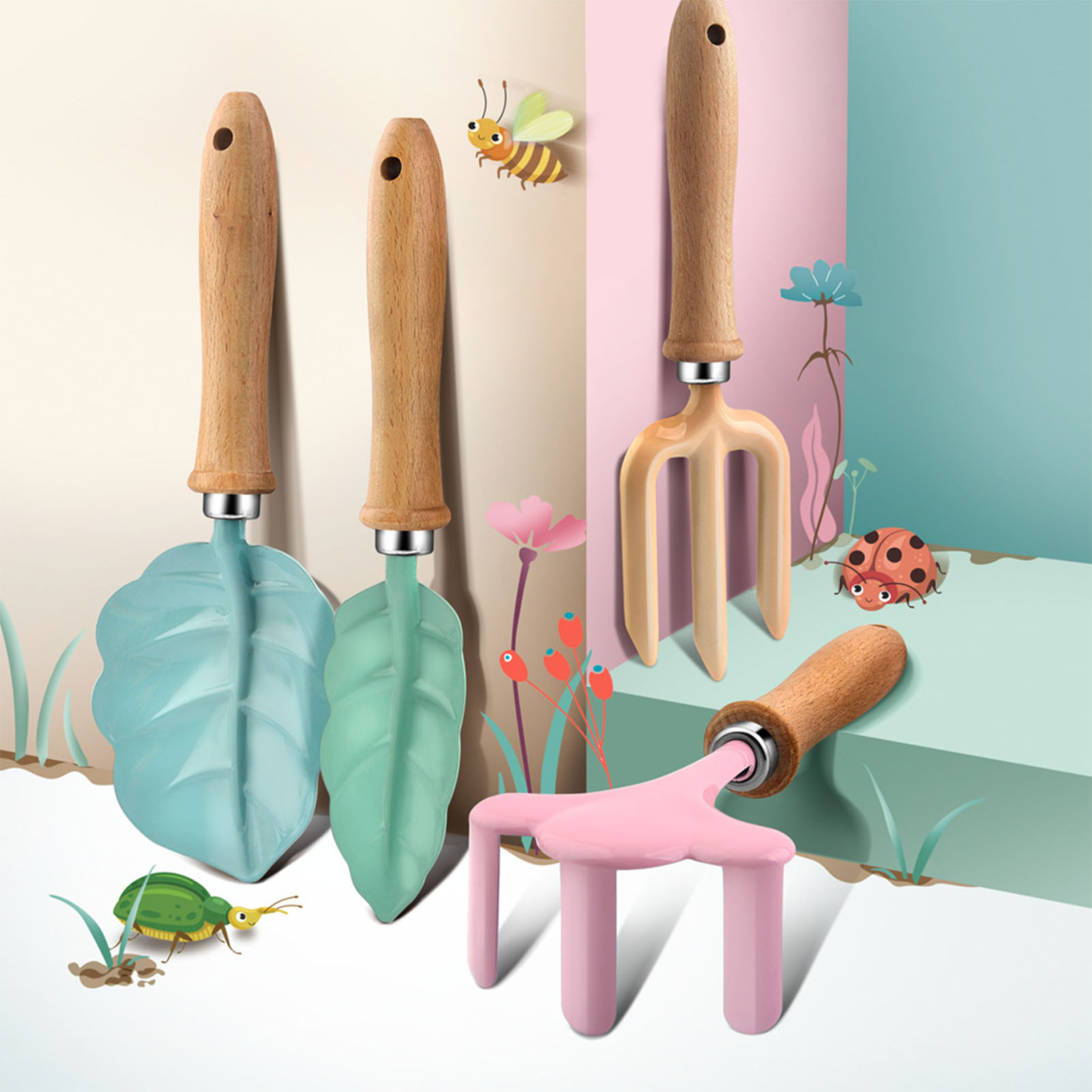 Little Gardener Tool Set Kids  - Gardening Tools Kids Set บทวิจารณ์และราคา