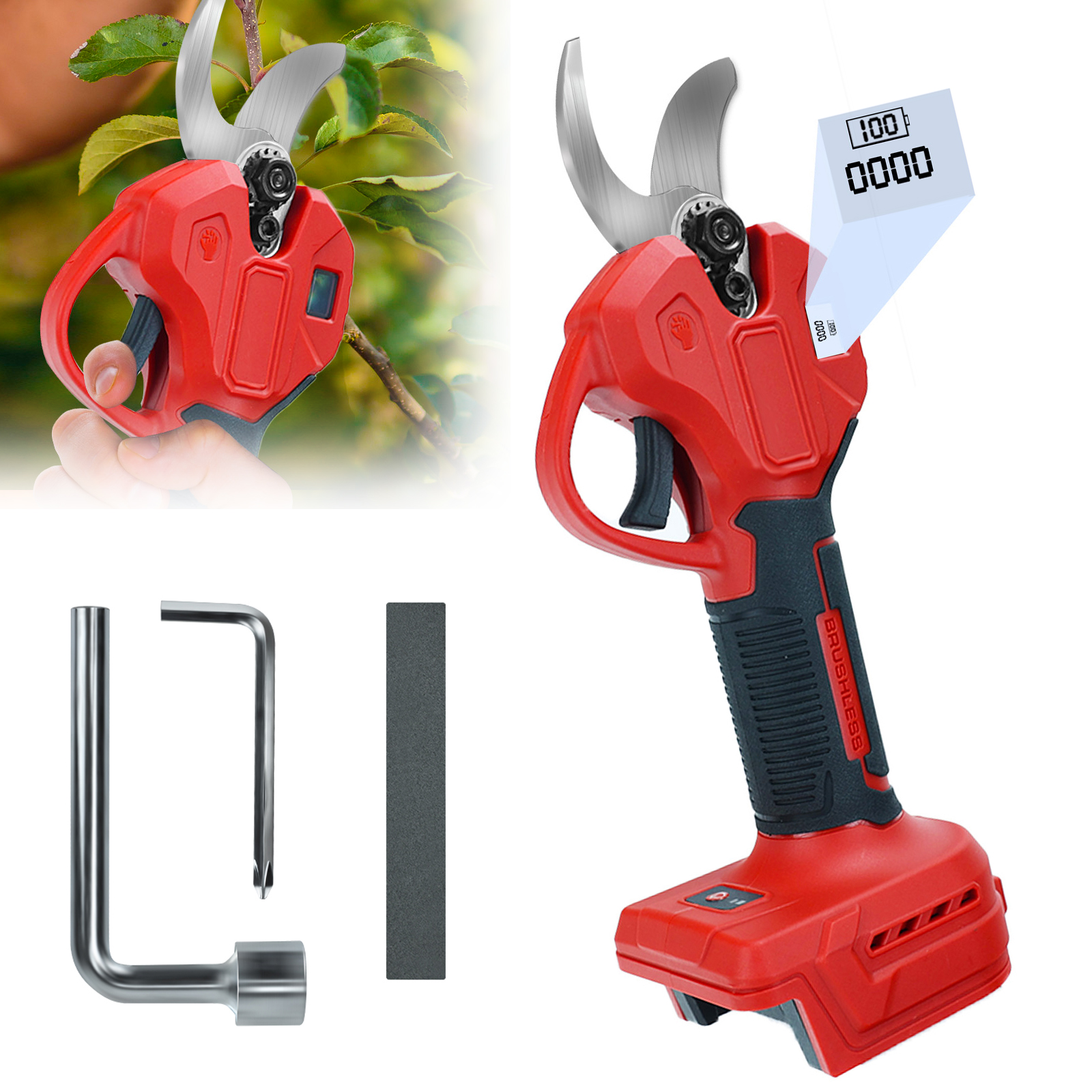 30mm Brushless Electric Prunin - Gardening Tools Basic บทวิจารณ์และราคา