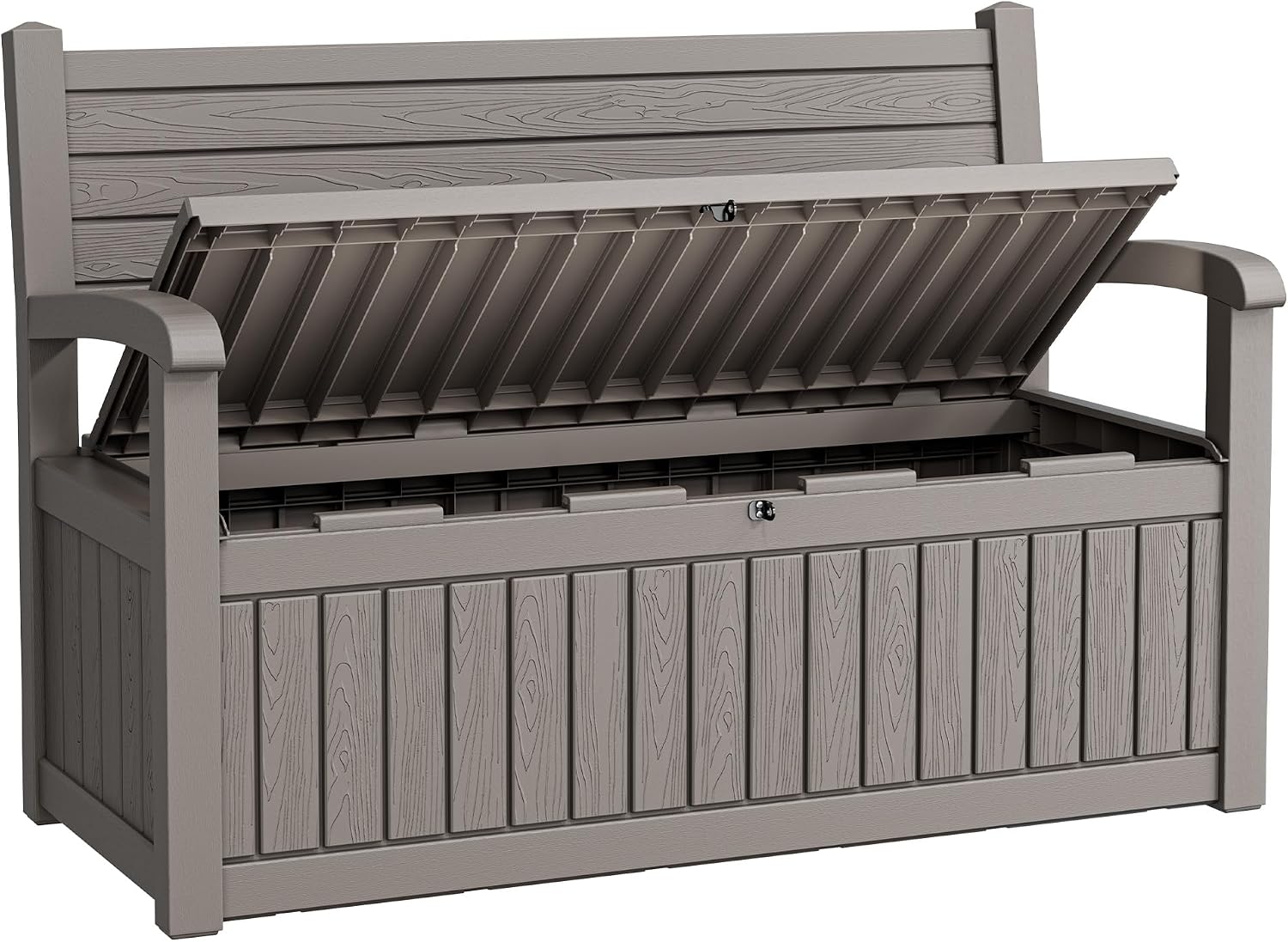 80 Gallon Lockable Deck Bench  - Gardening Tools Box บทวิจารณ์และราคา