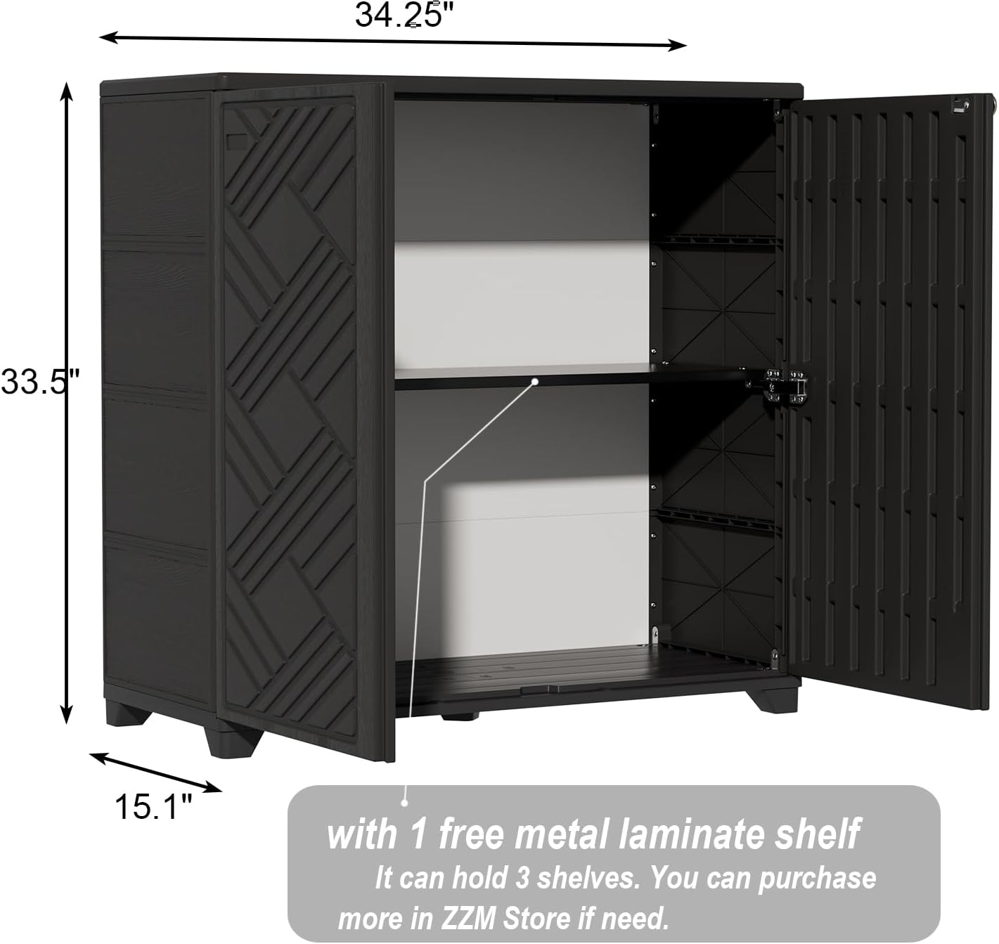 Indoor Outdoor Storage Cabinet - Gardening Tools Box บทวิจารณ์และราคา