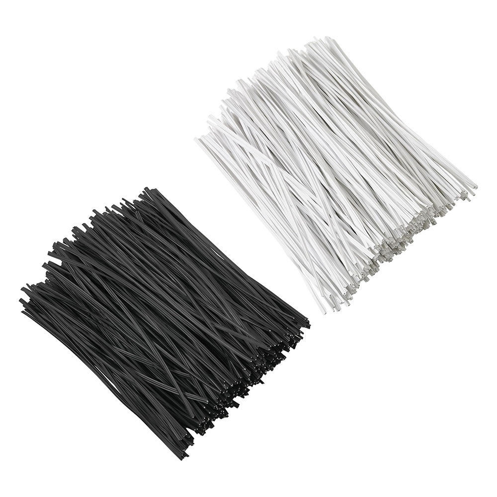 100Pcs BK WH Oblate Iron Wire  - Garden Wire Twist Tie บทวิจารณ์และราคา
