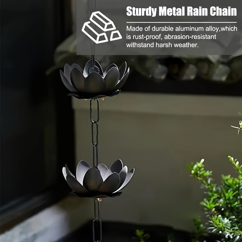 Lotus Rain Chain for Gutter Do - Gardening Tools Basic บทวิจารณ์และราคา