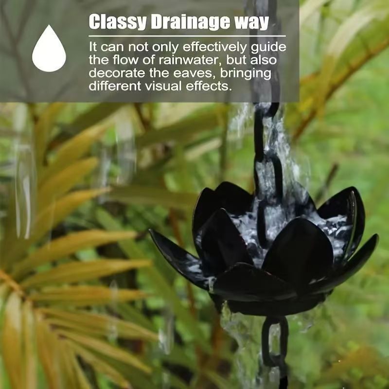 Lotus Rain Chain for Gutter Do - Gardening Tools Basic บทวิจารณ์และราคา