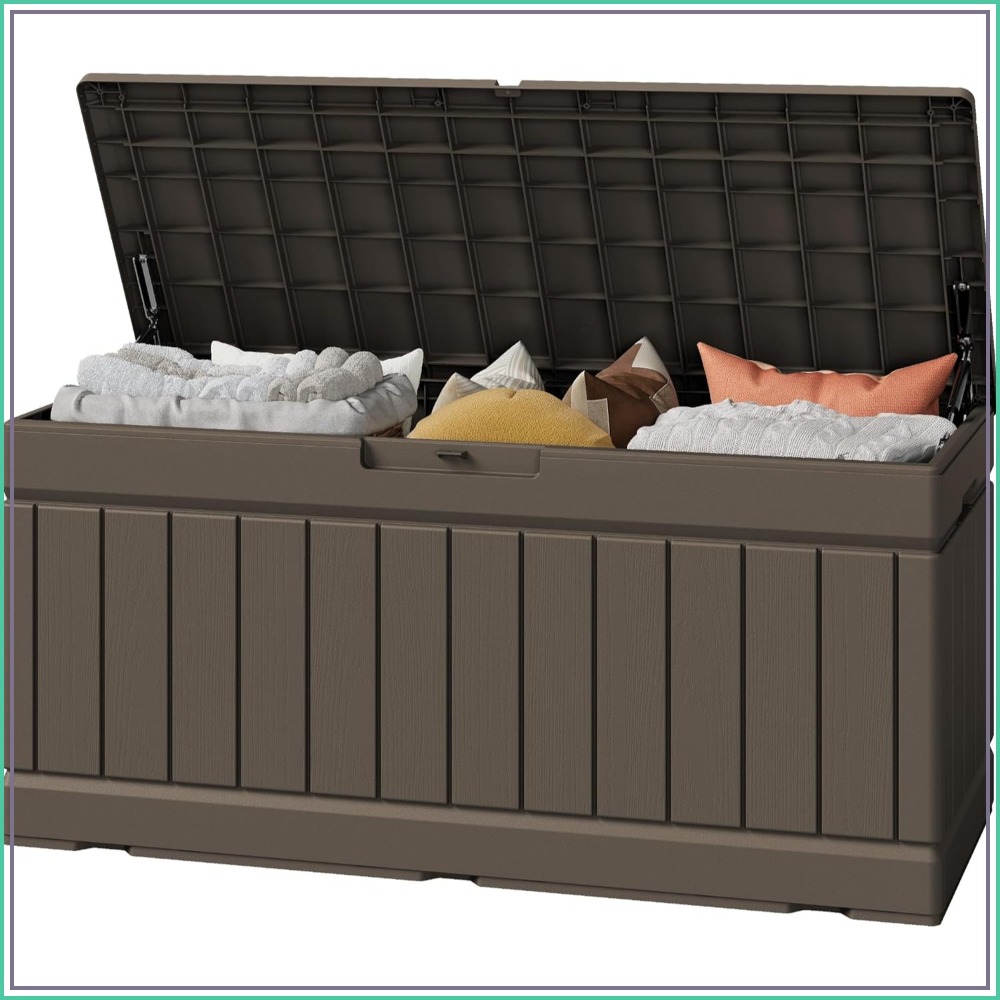 82 Gallon Outdoor Storage Box  - Gardening Tools Box บทวิจารณ์และราคา