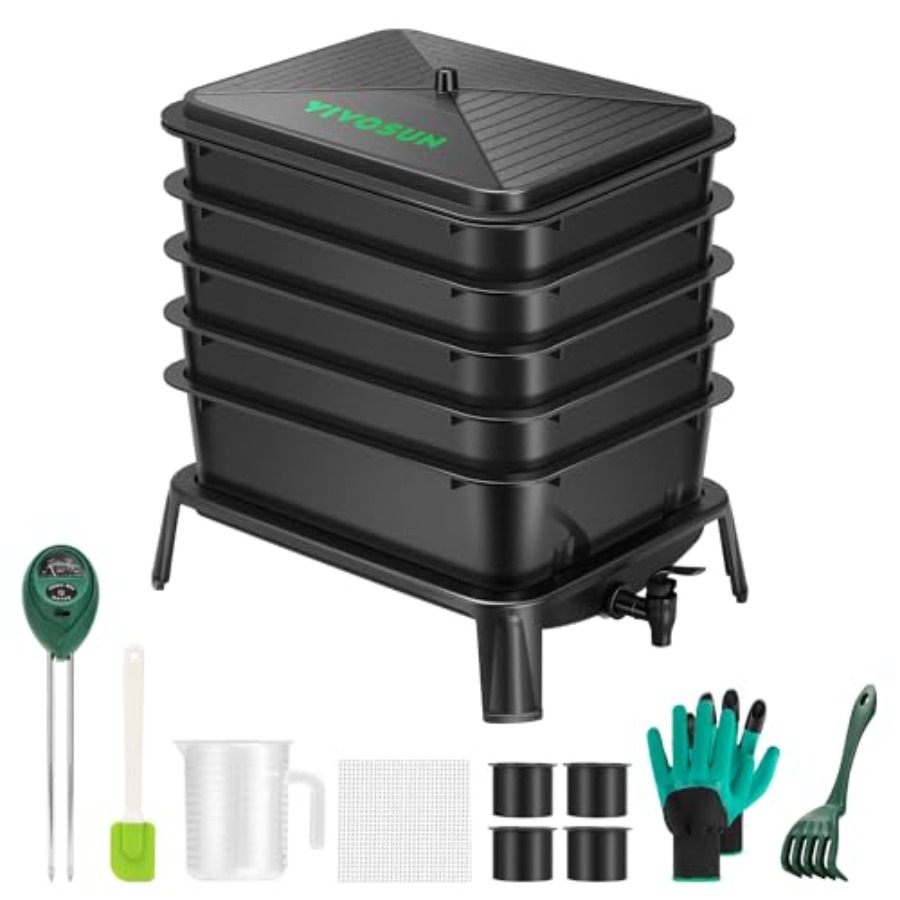 Worm Compost Bin, 50L Worm Com - Compost Bin บทวิจารณ์และราคา