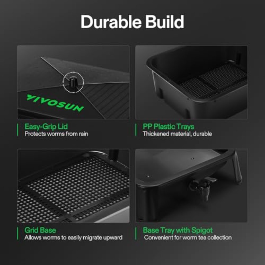 Worm Compost Bin, 50L Worm Com - Compost Bin บทวิจารณ์และราคา