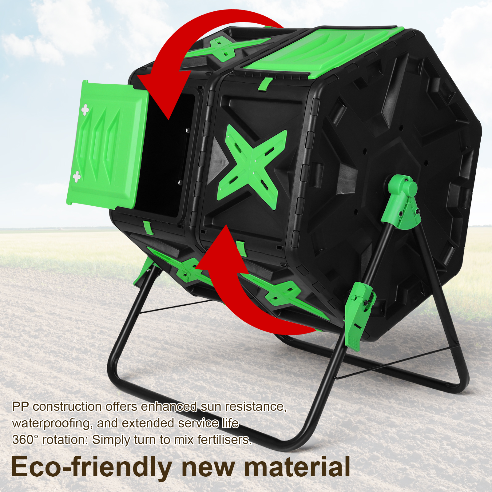 140L Dual Chamber Composting T - Compost Bin บทวิจารณ์และราคา