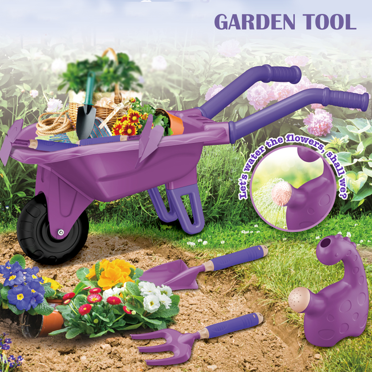 Gardening Tool Set Toys for Ki - Gardening Tools Kids Set บทวิจารณ์และราคา