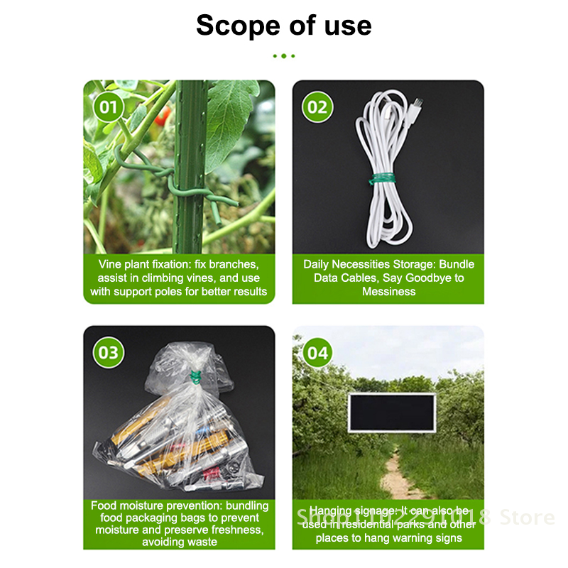 Reusable Garden Plant Twist Ti - Garden Wire Twist Tie บทวิจารณ์และราคา