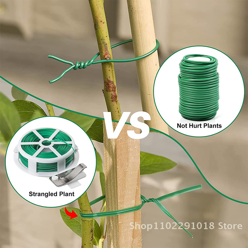 Reusable Garden Plant Twist Ti - Garden Wire Twist Tie บทวิจารณ์และราคา