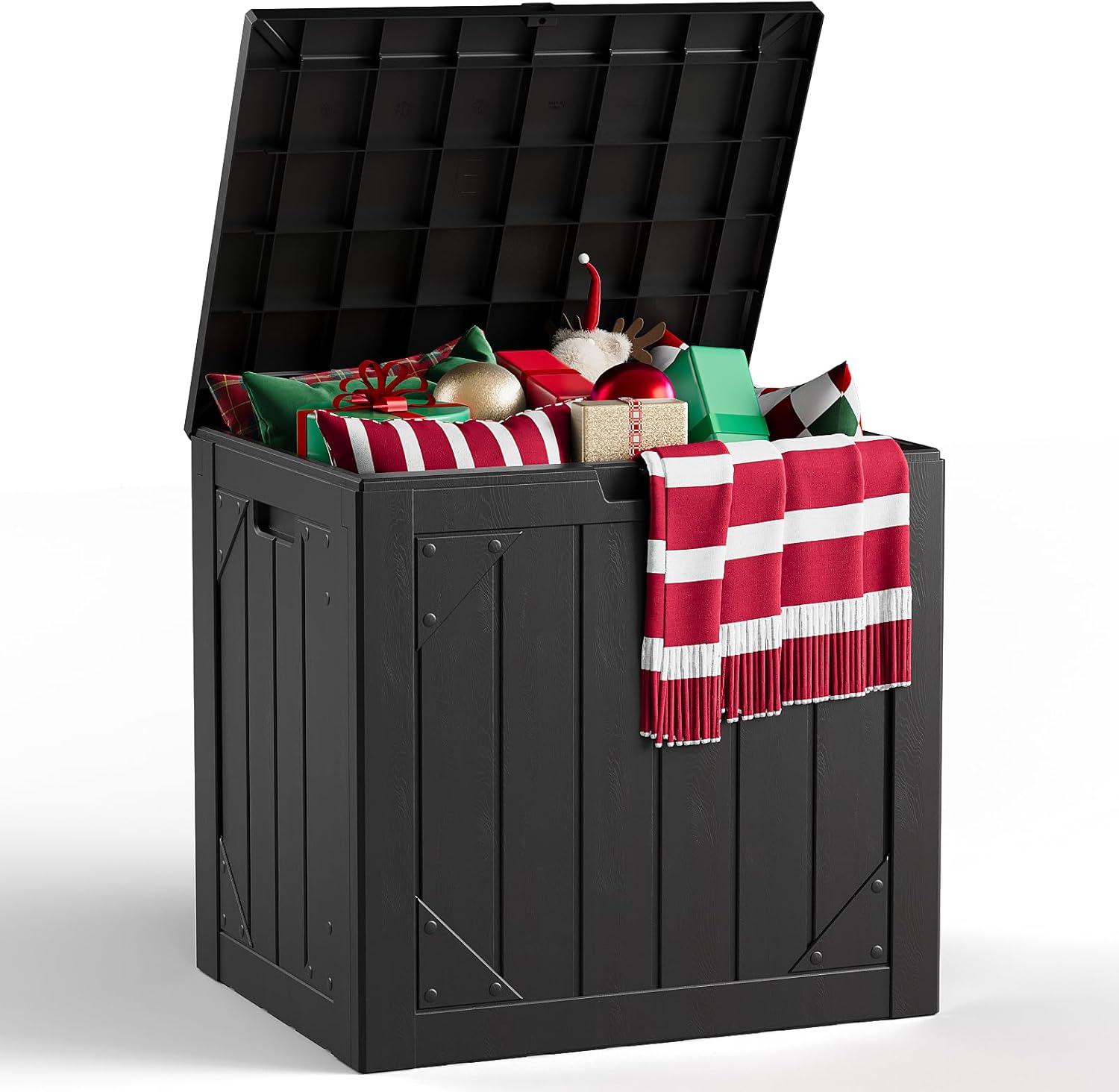 30 Gallon Outdoor Storage Box  - Gardening Tools Box บทวิจารณ์และราคา