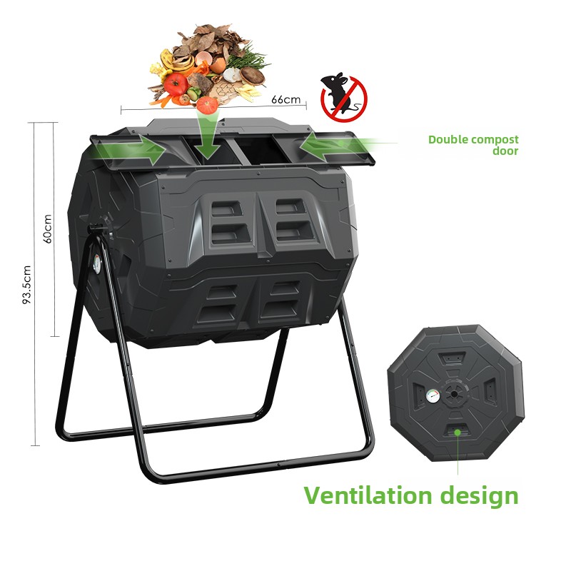 Home Garden Leaf Rotating Comp - Compost Bin บทวิจารณ์และราคา