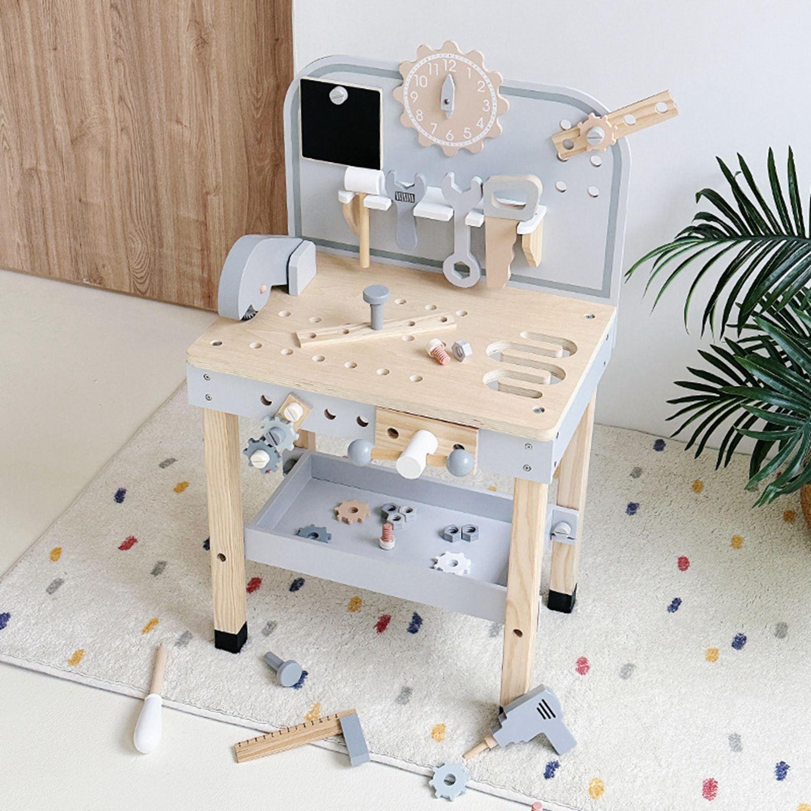 Wood Workbench Tool Playset Sc - Gardening Tools 5 Year Old บทวิจารณ์และราคา