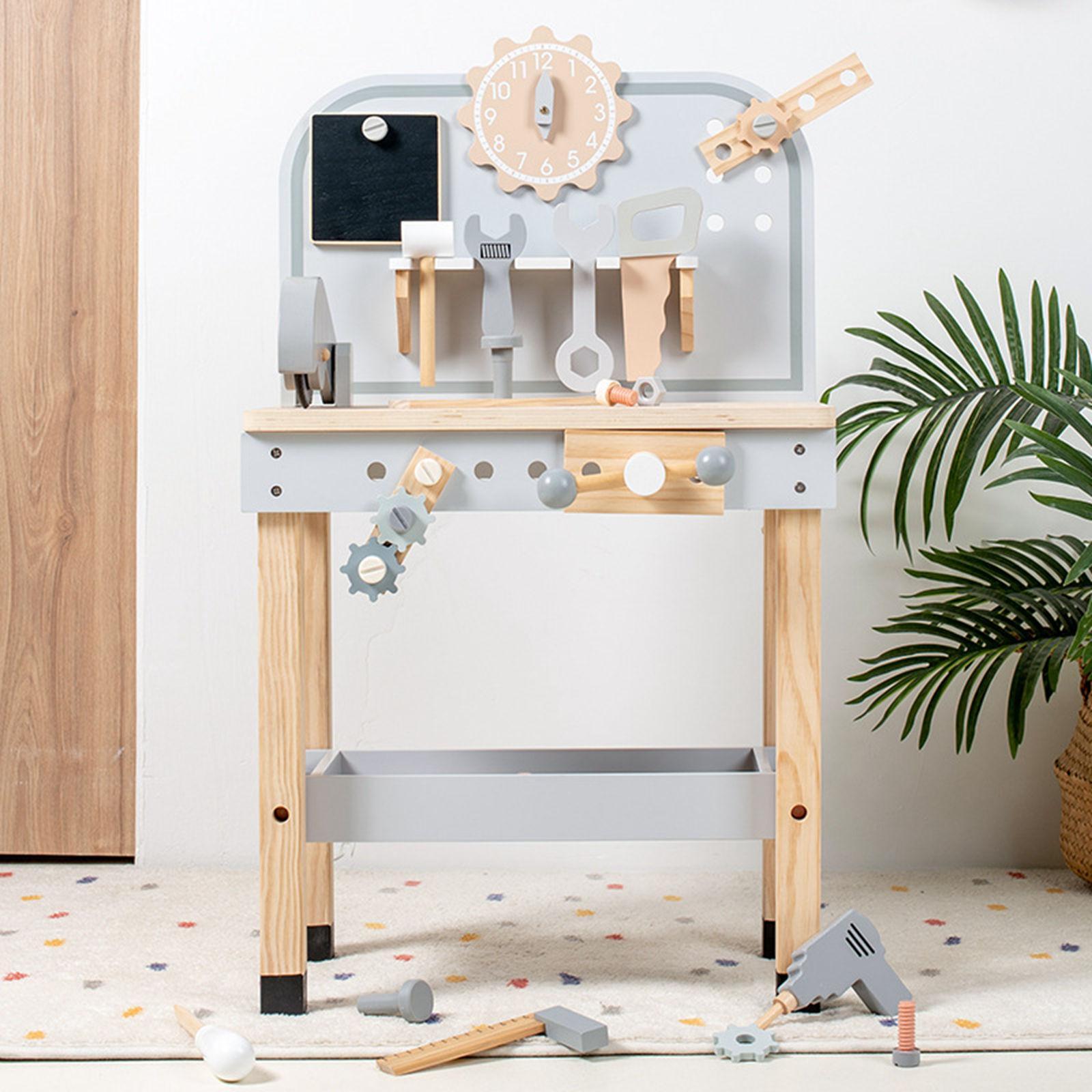 Wood Workbench Tool Playset Sc - Gardening Tools 5 Year Old บทวิจารณ์และราคา