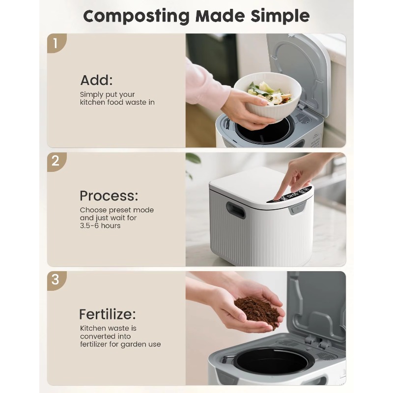 【2026】2.5L Odor-Free Indoor Co - Compost Bin บทวิจารณ์และราคา