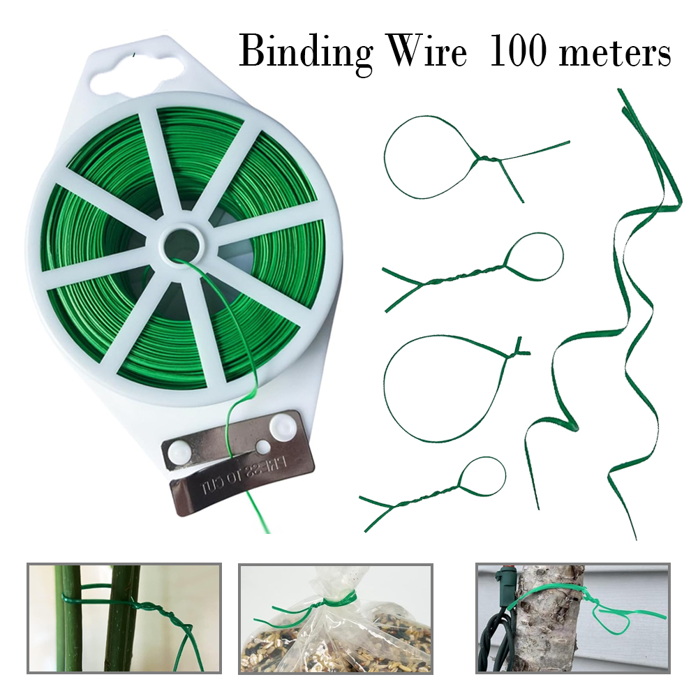 1-3pcs 100M Garden Twist Ties  - Garden Wire Twist Tie บทวิจารณ์และราคา