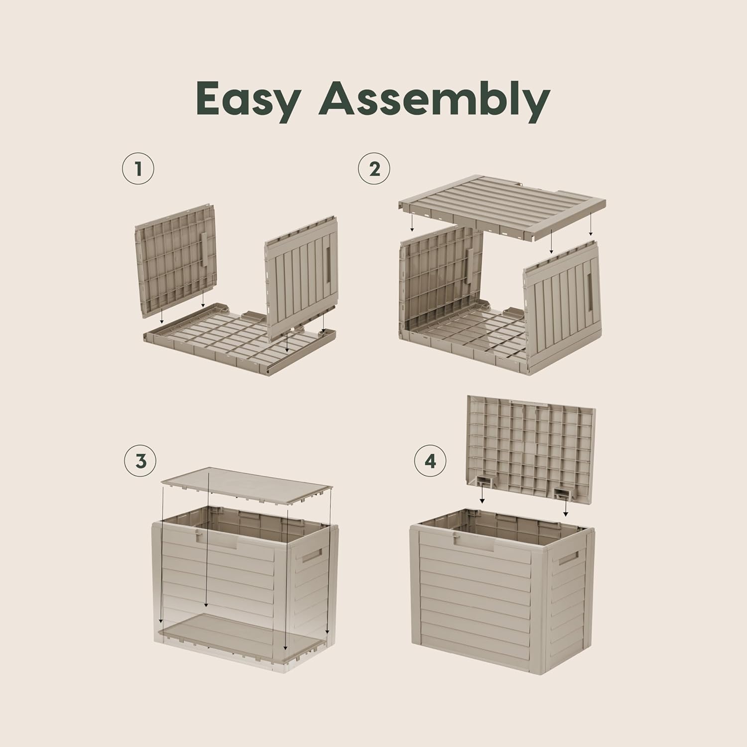 35 Gallon Outdoor Deck Storage - Gardening Tools Box บทวิจารณ์และราคา