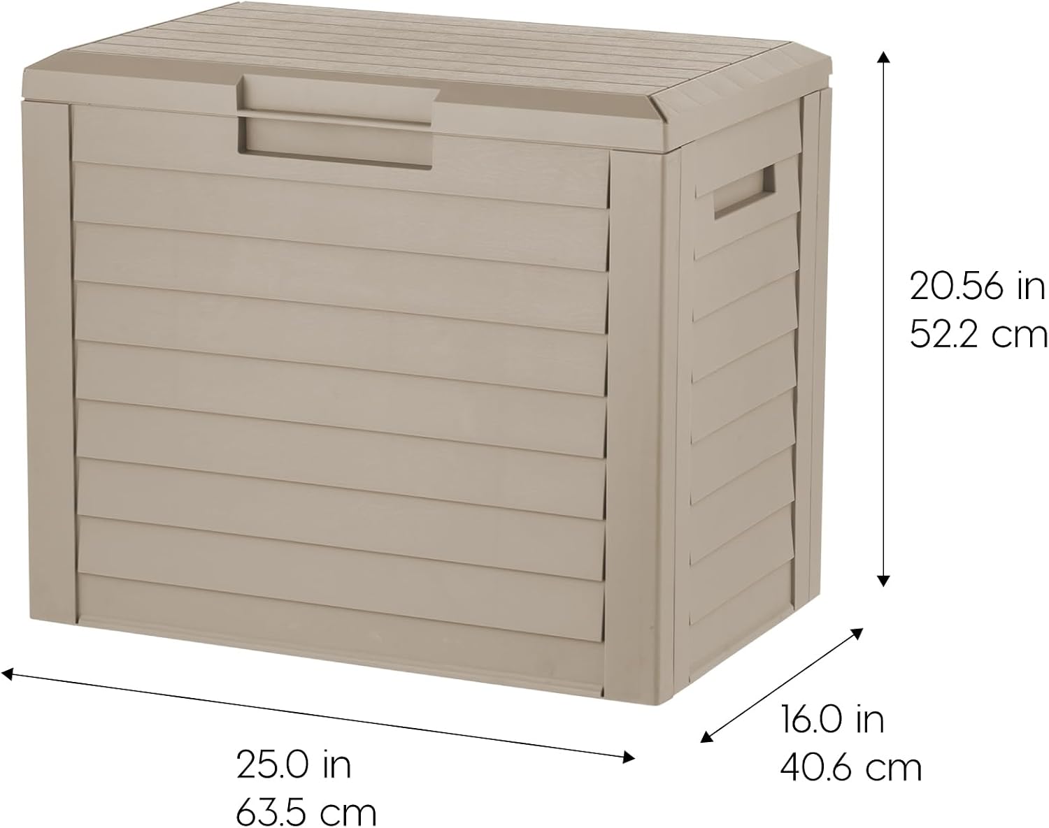 35 Gallon Outdoor Deck Storage - Gardening Tools Box บทวิจารณ์และราคา