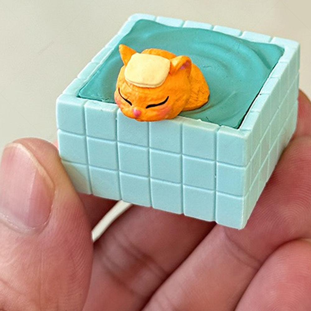 Mini Shower Cat Ornament Minia - Gardening Tools 2 Year Old บทวิจารณ์และราคา