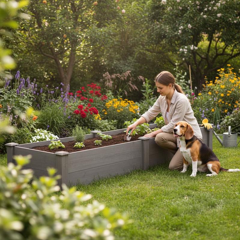 Over Ground Raised Garden Bed  - Gardening Tools Box บทวิจารณ์และราคา