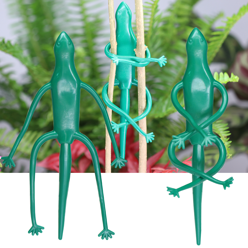 1PC Gecko Shape Garden Plant T - Garden Wire Twist Tie บทวิจารณ์และราคา