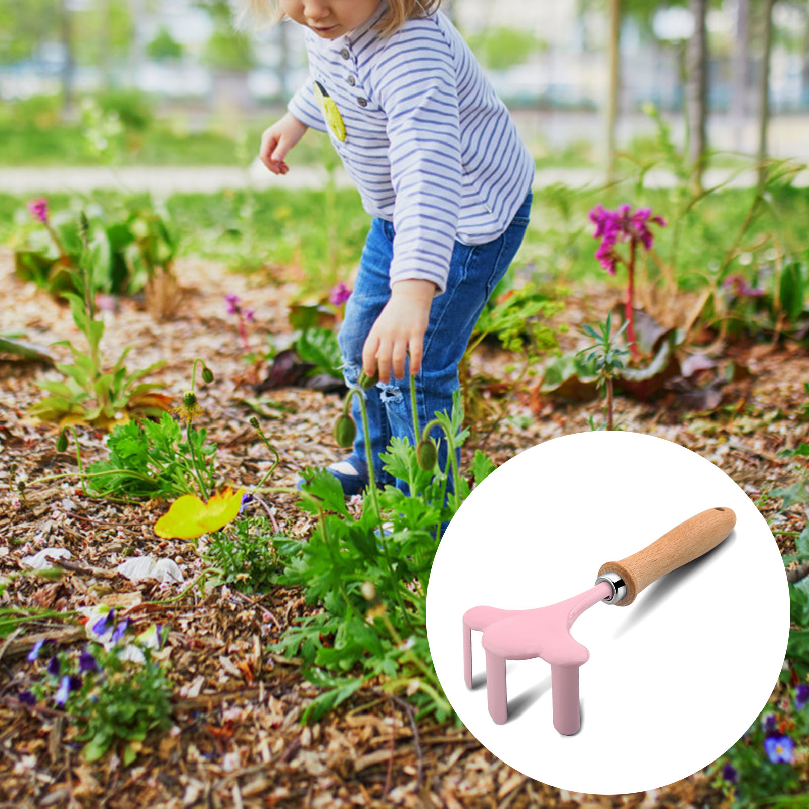 Little Gardener Tool Set Color - Gardening Tools Kids Set บทวิจารณ์และราคา