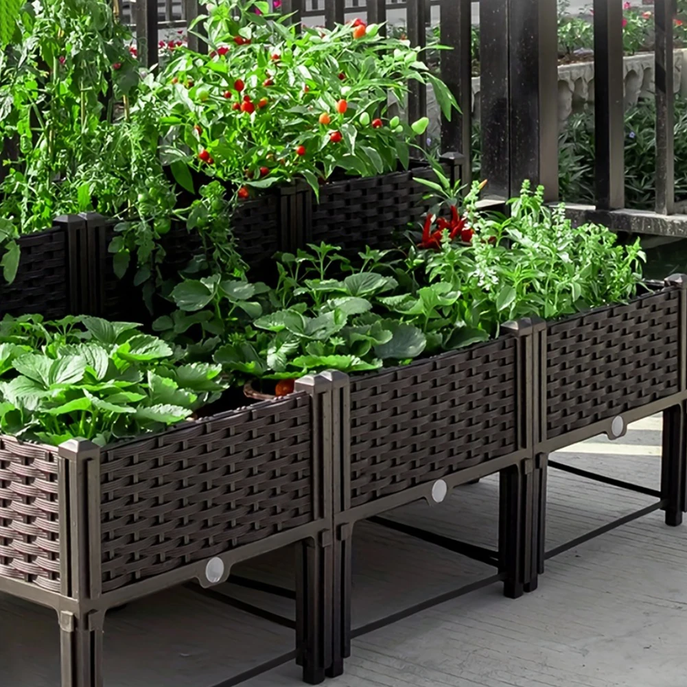 Large Capacity Garden Bed Vege - Gardening Tools Box บทวิจารณ์และราคา