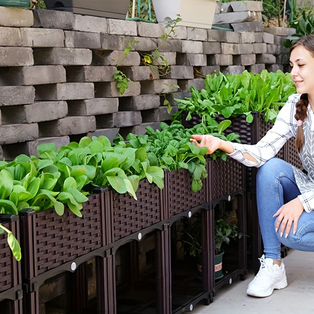 Large Capacity Garden Bed Vege - Gardening Tools Box บทวิจารณ์และราคา