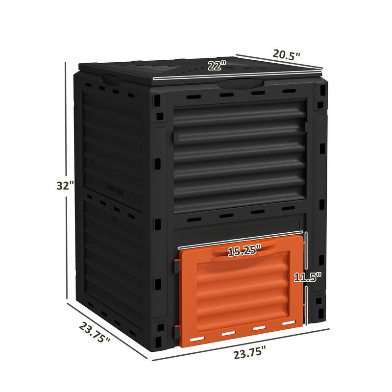 Garden Compost Bin 80 Gallon O - Compost Bin บทวิจารณ์และราคา