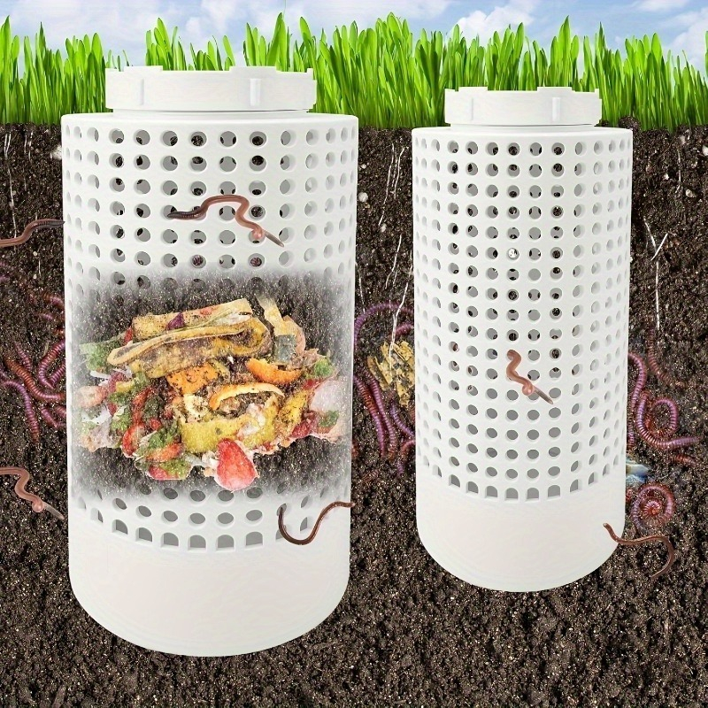1pc Space-Saving PVC Earthworm - Compost Bin บทวิจารณ์และราคา