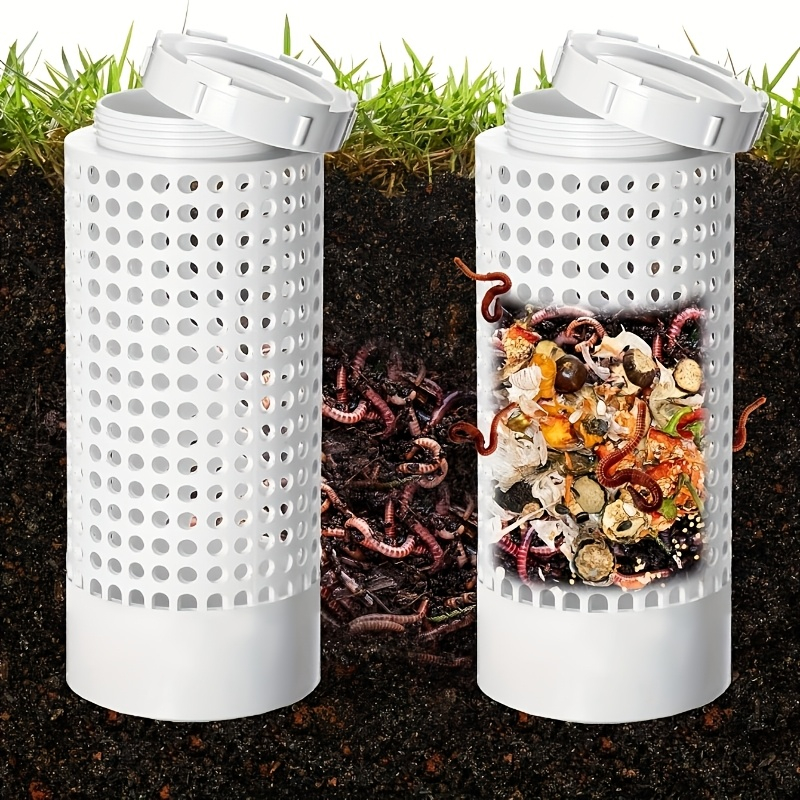 1pc Space-Saving PVC Earthworm - Compost Bin บทวิจารณ์และราคา